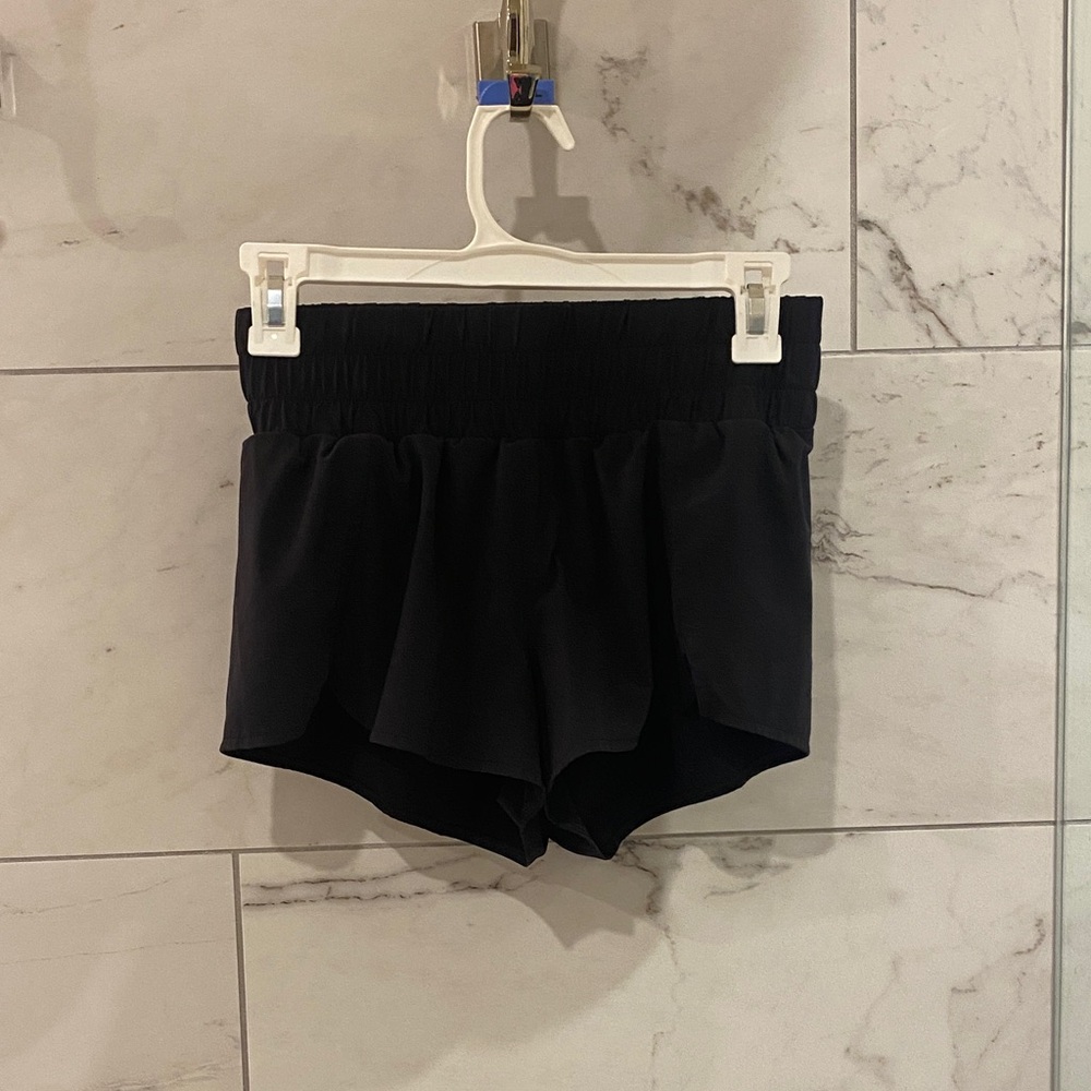Zella Black High Waist Women's Shorts